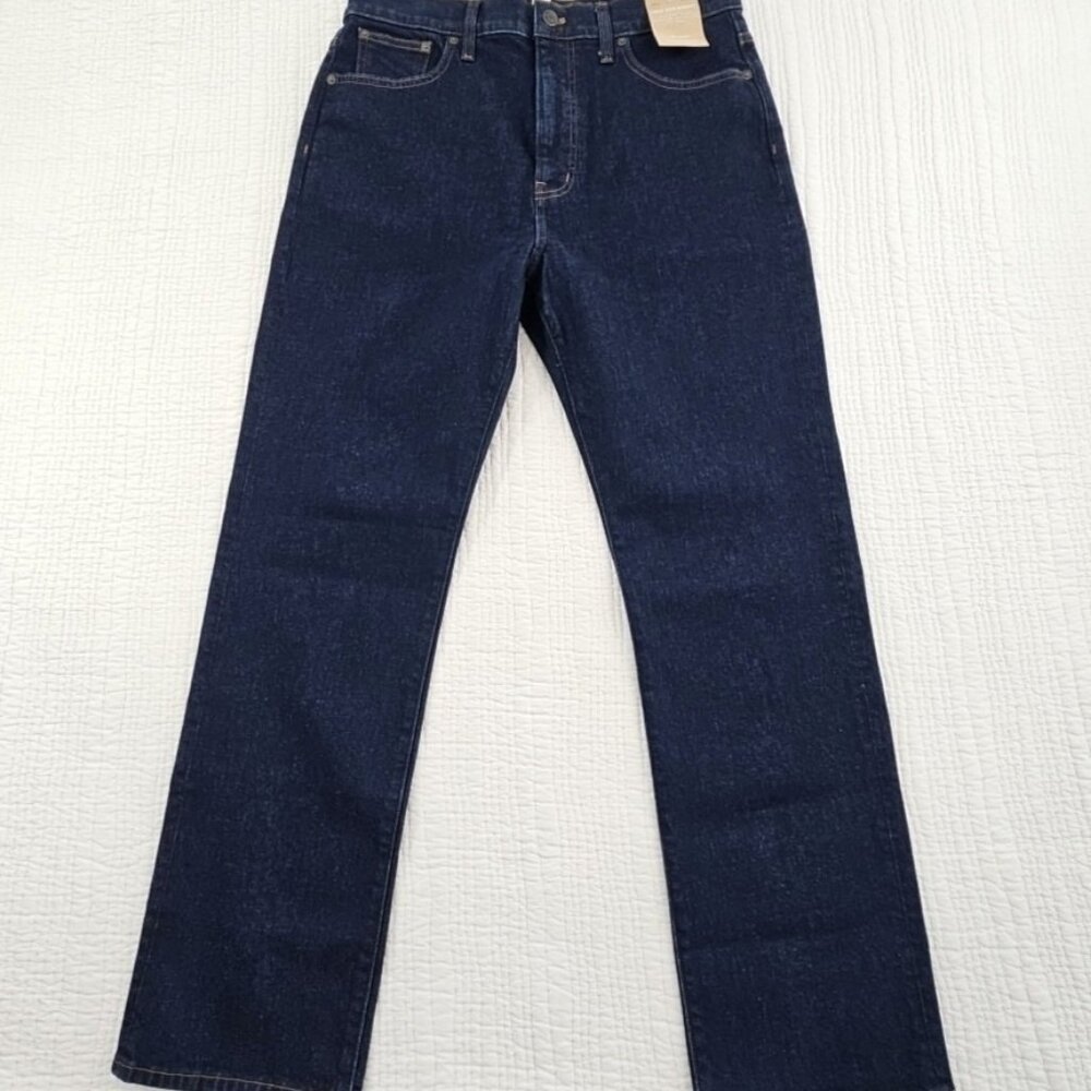 Madewell Men's Straight Jeans - Dark Blue